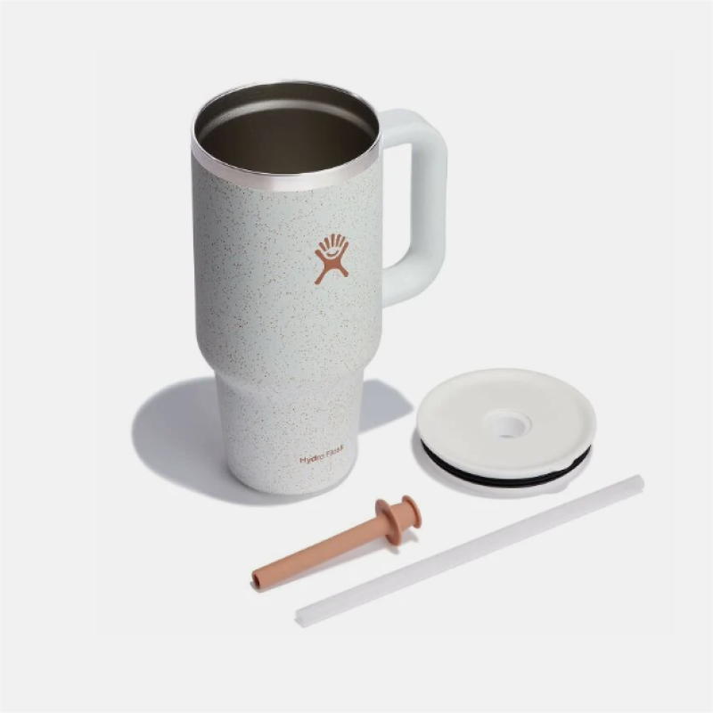 32 oz All Around Travel Tumbler כוס שתייה עם קש image number null